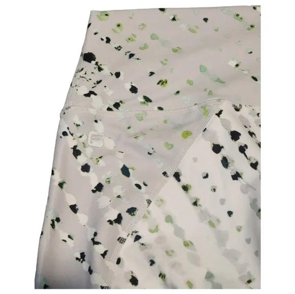 Fabletics High-Waisted Statement PowerHold Legging White Splash Print Medium - Picture 6 of 11